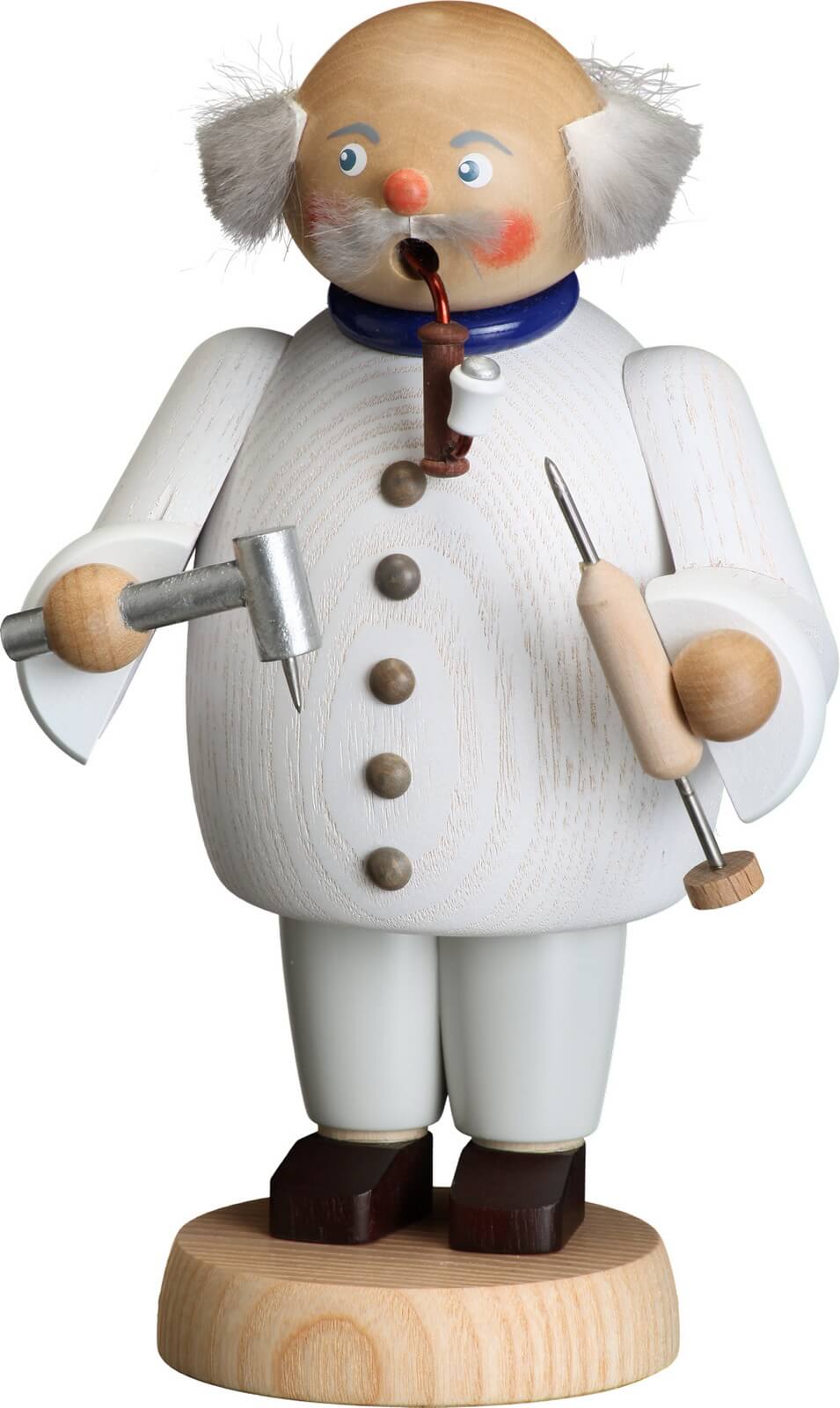 Smoking man dentist, 18 cm by Seiffener Volkskunst eG