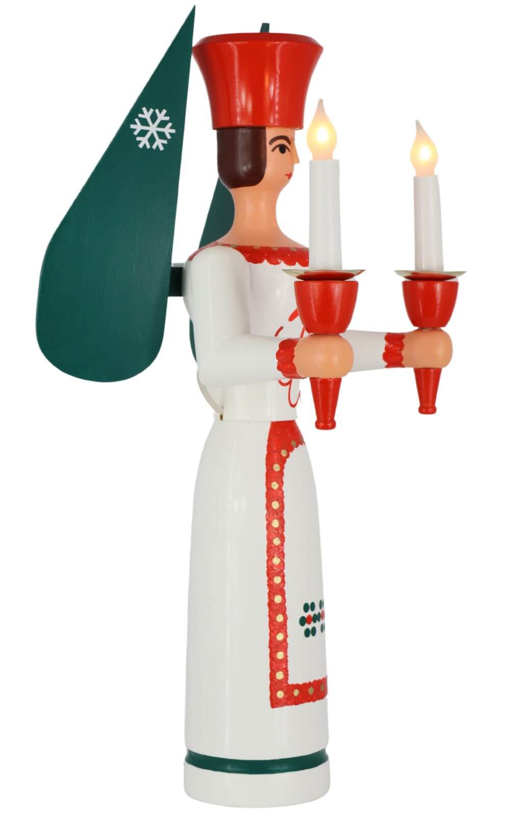 Christmas angel, colorful, electrically illuminated, 50 cm by SEIFFEN.COM_3