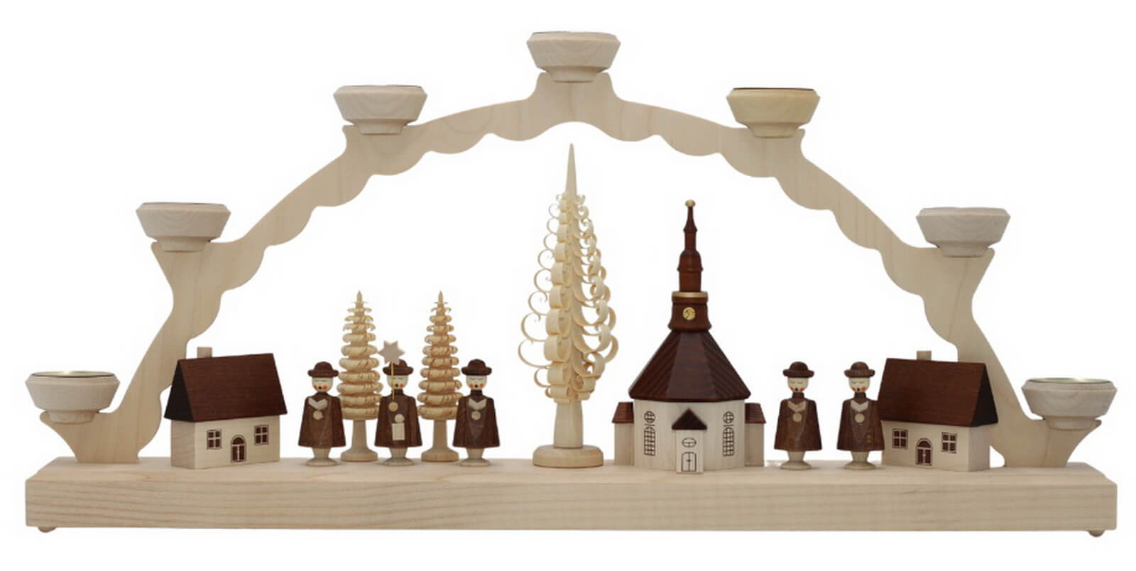 Candle arch Seiffen village for wax candles by SEIFFEN.COM