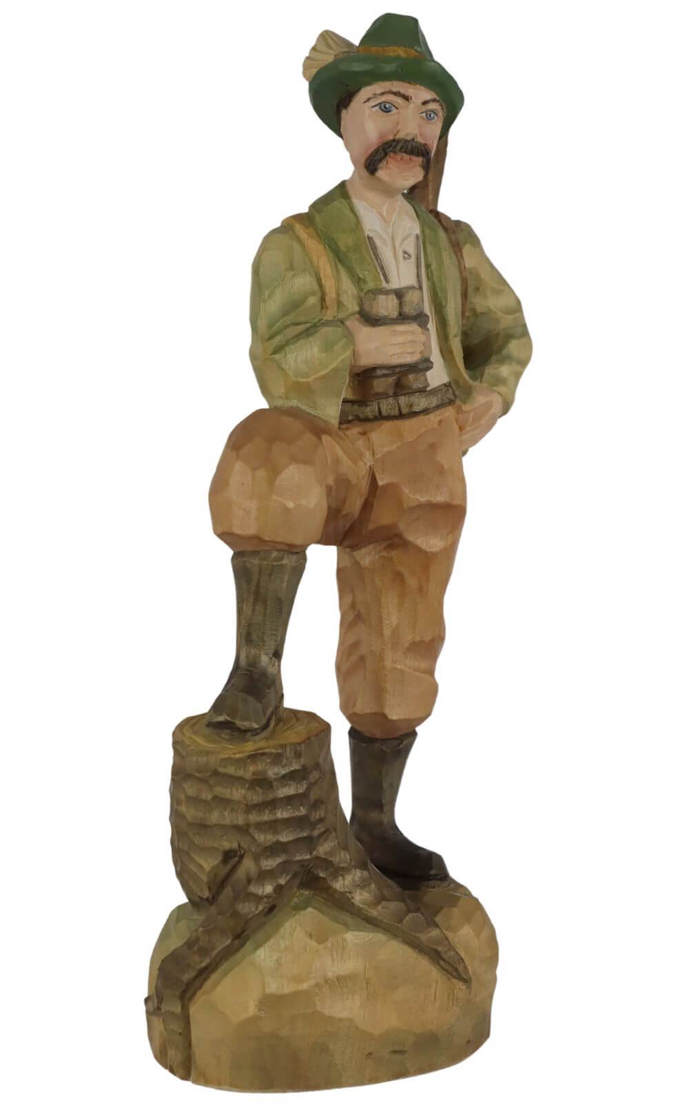 Forester, carved, 16 cm by Schnitzkunst aus dem Erzgebirge_3