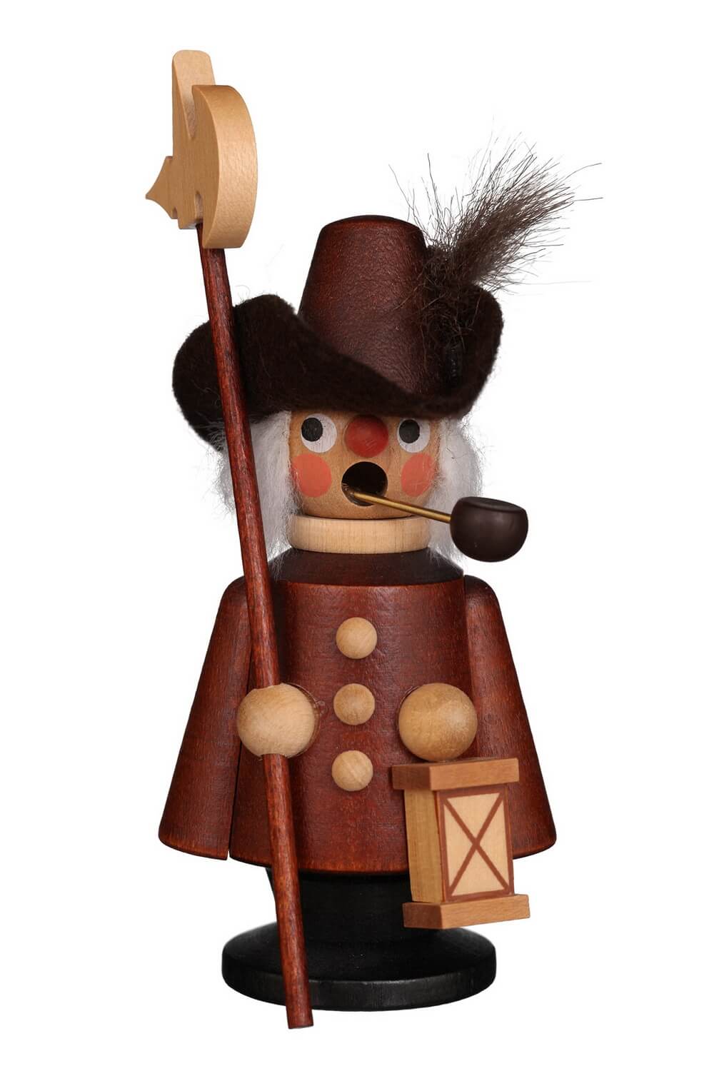 Räuchermännchen Nachtwächter, natur, 11 cm von Christian Ulbricht