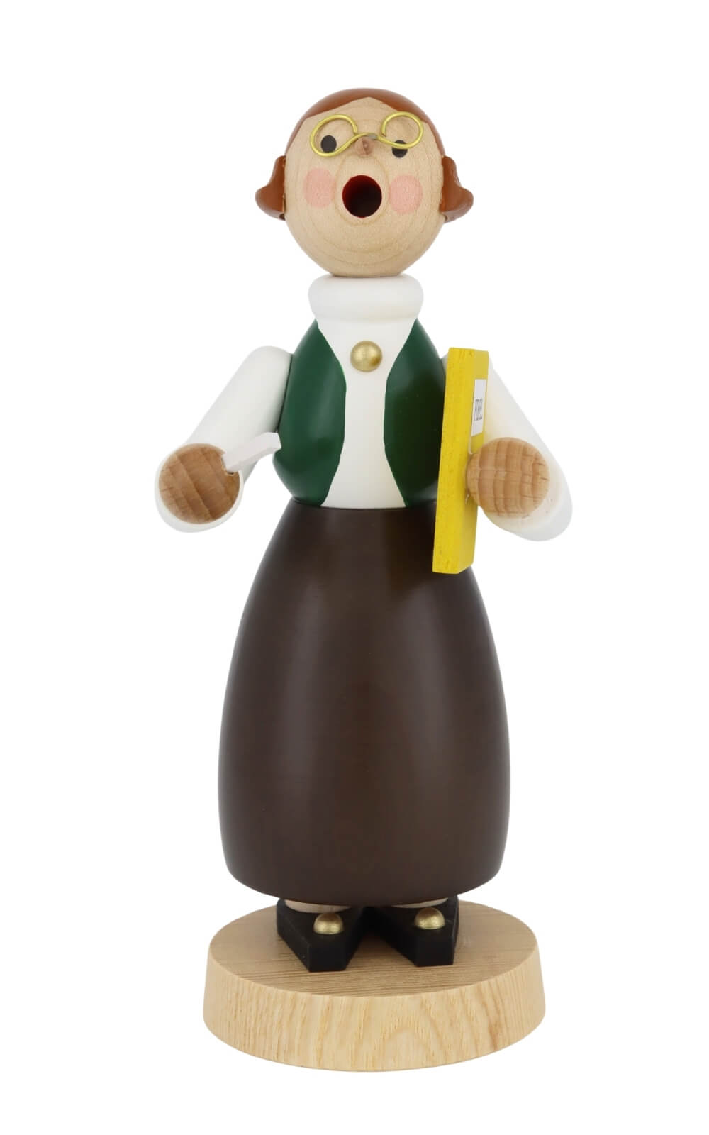 Räuchermännchen Lehrerin, 16 cm von Richard Glässer_1