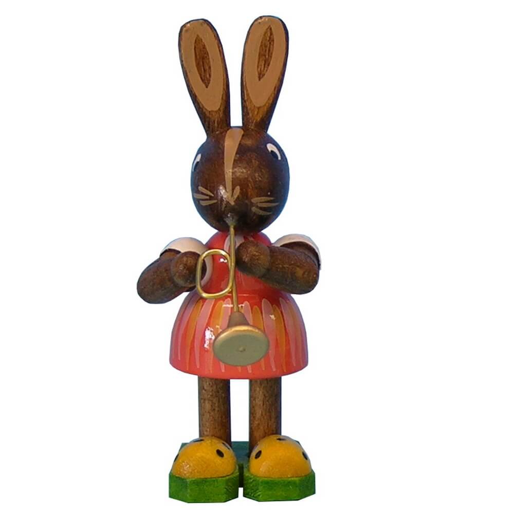 Easter Bunny - Girl with trumpet by Figurenland Uhlig GmbH