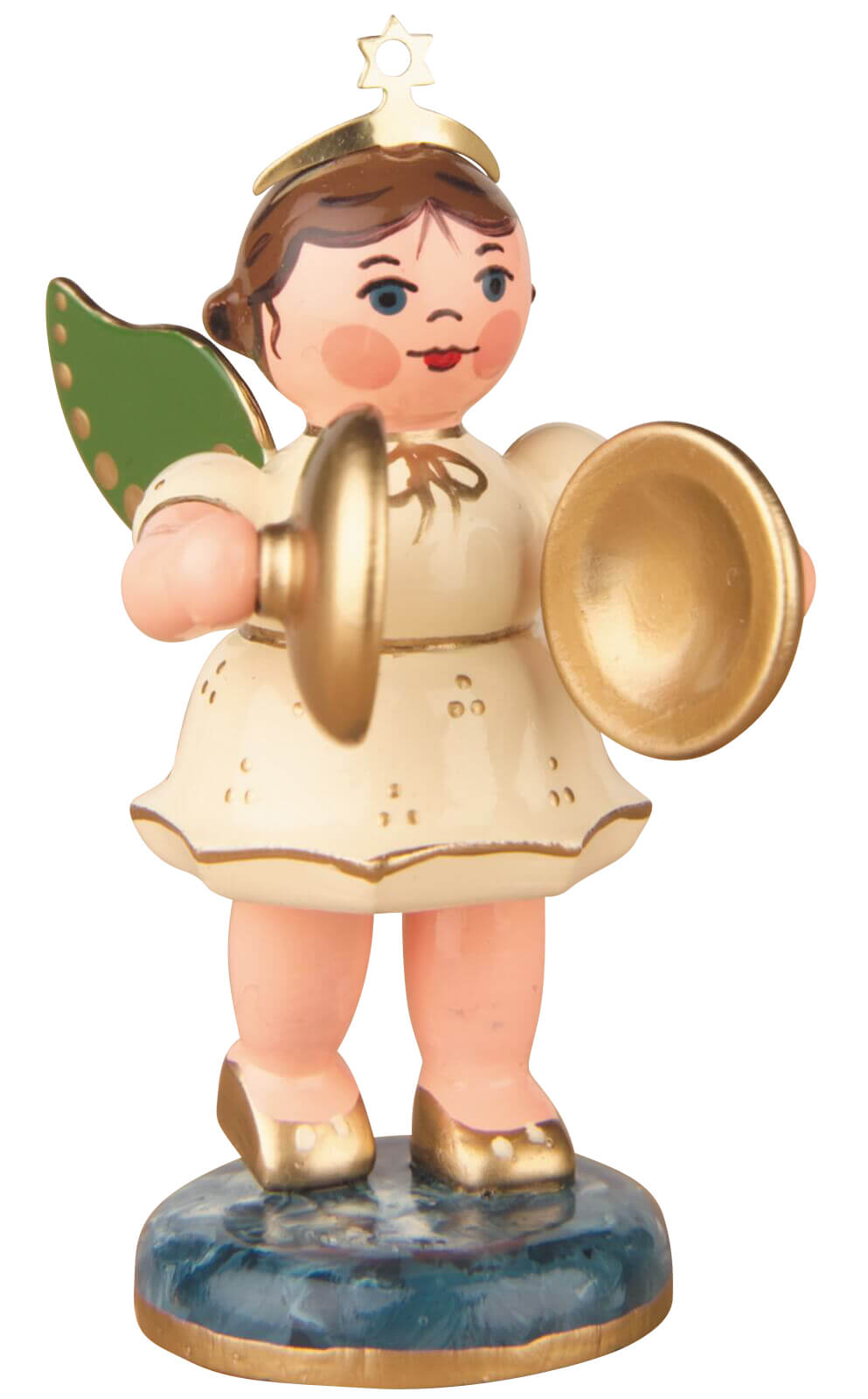 Christmas angel with basin from Hubrig folk art
