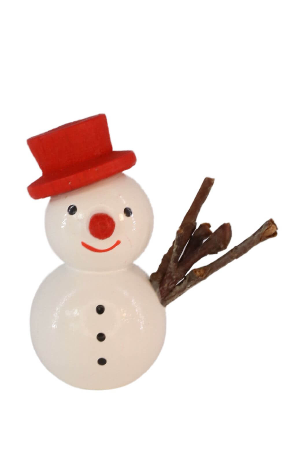 Snowman with red hat, 4 cm by SEIFFEN.COM_1