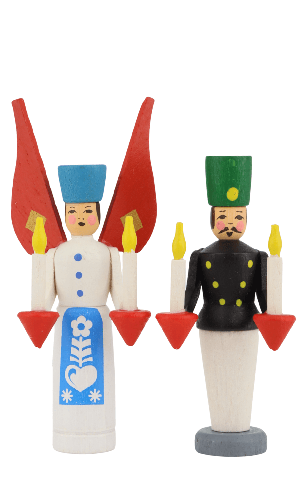 Angel and miner, mini, 7 cm / 2,8 inch by toy maker Günther_1
