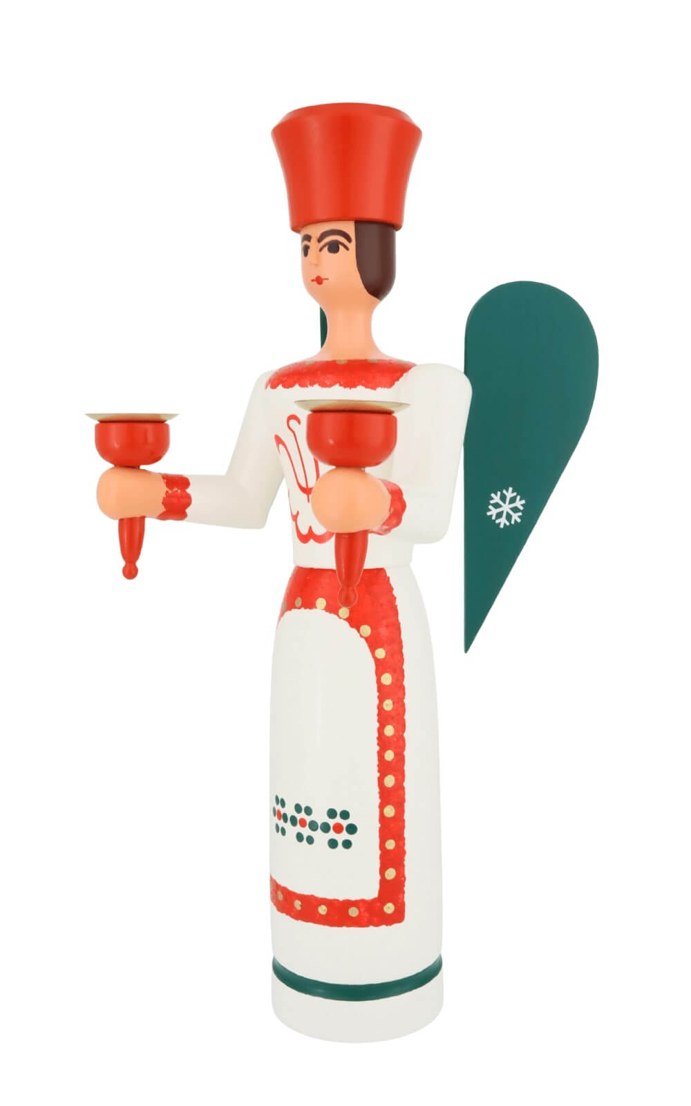 Christmas angel for wax candles, 38 cm / 15 inch, colored, from SEIFFEN.COM_2