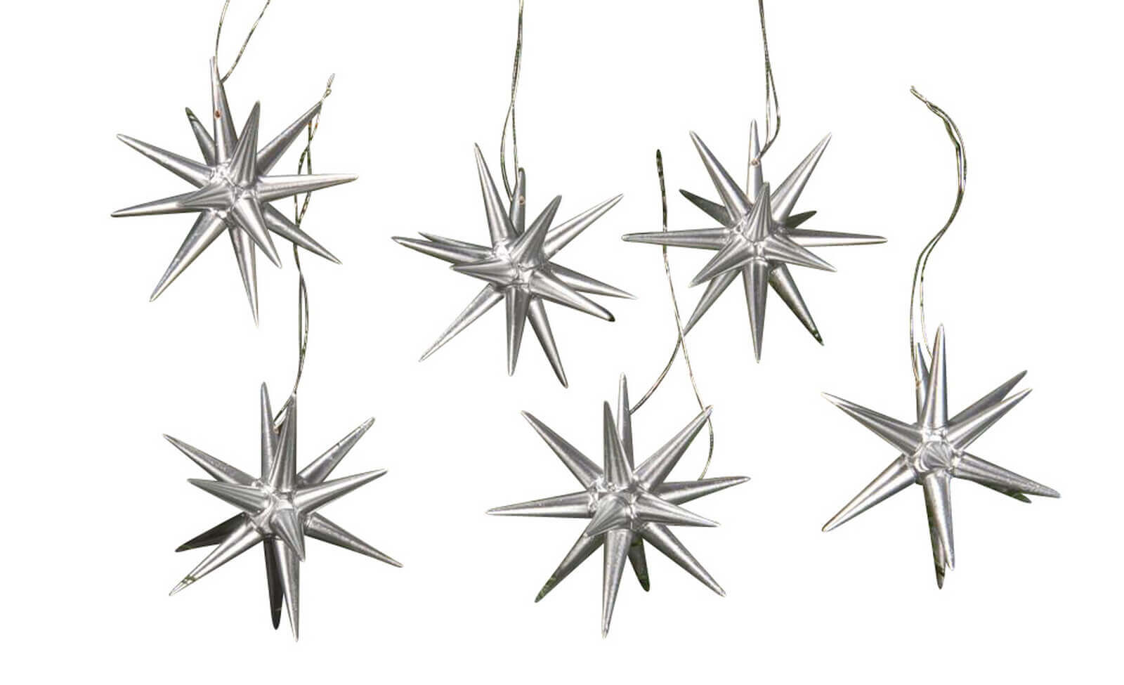 Christmas tree decorations made of wood, 6-piece by Albin Preißler_Picture1