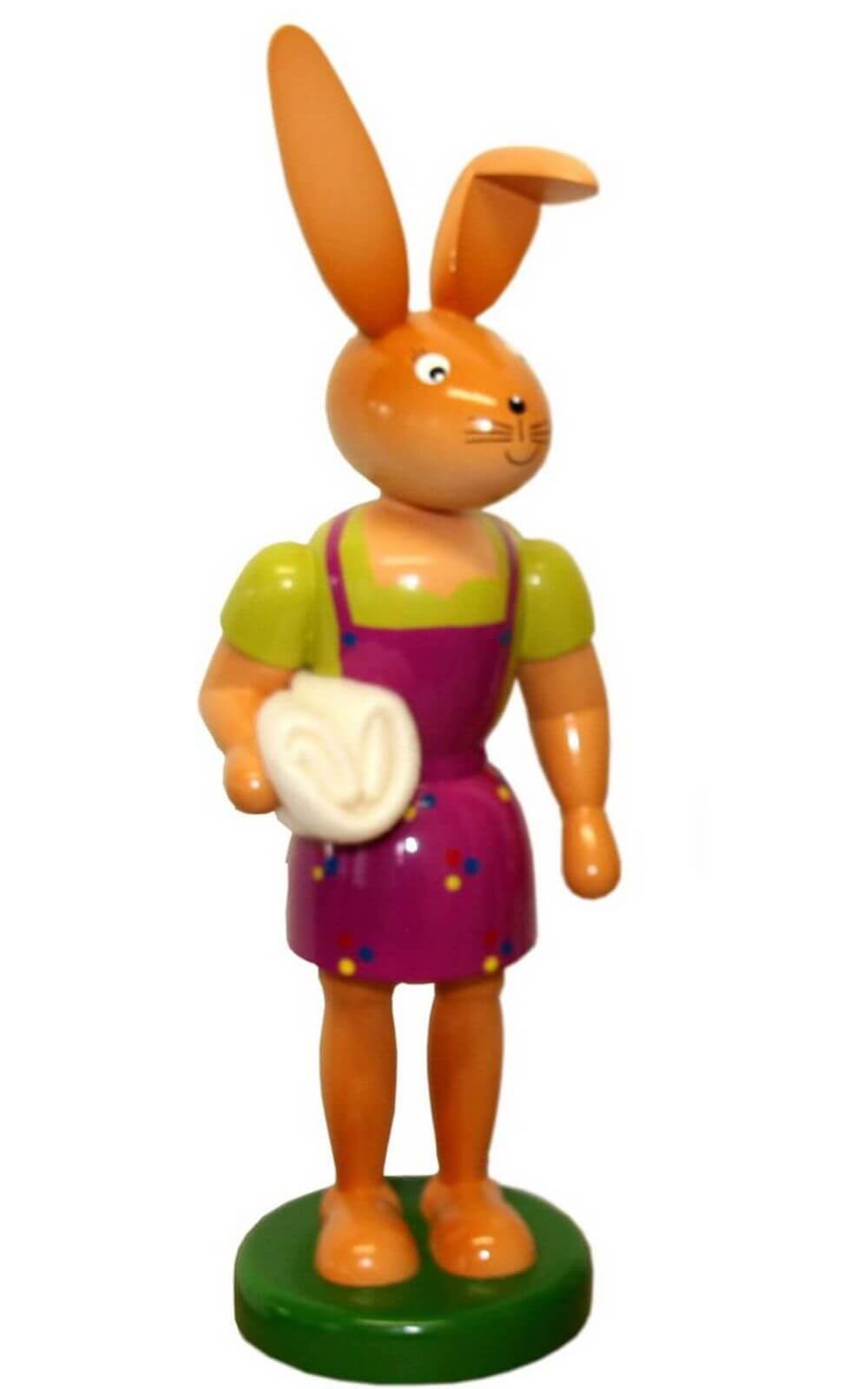 Easter bunny - bunny with picnic blanket, 25 cm by Holzkunst Gahlenz