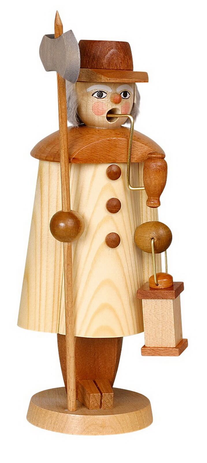 Räuchermännchen Nachtwächter, natur, 19 cm von Jan Stephani