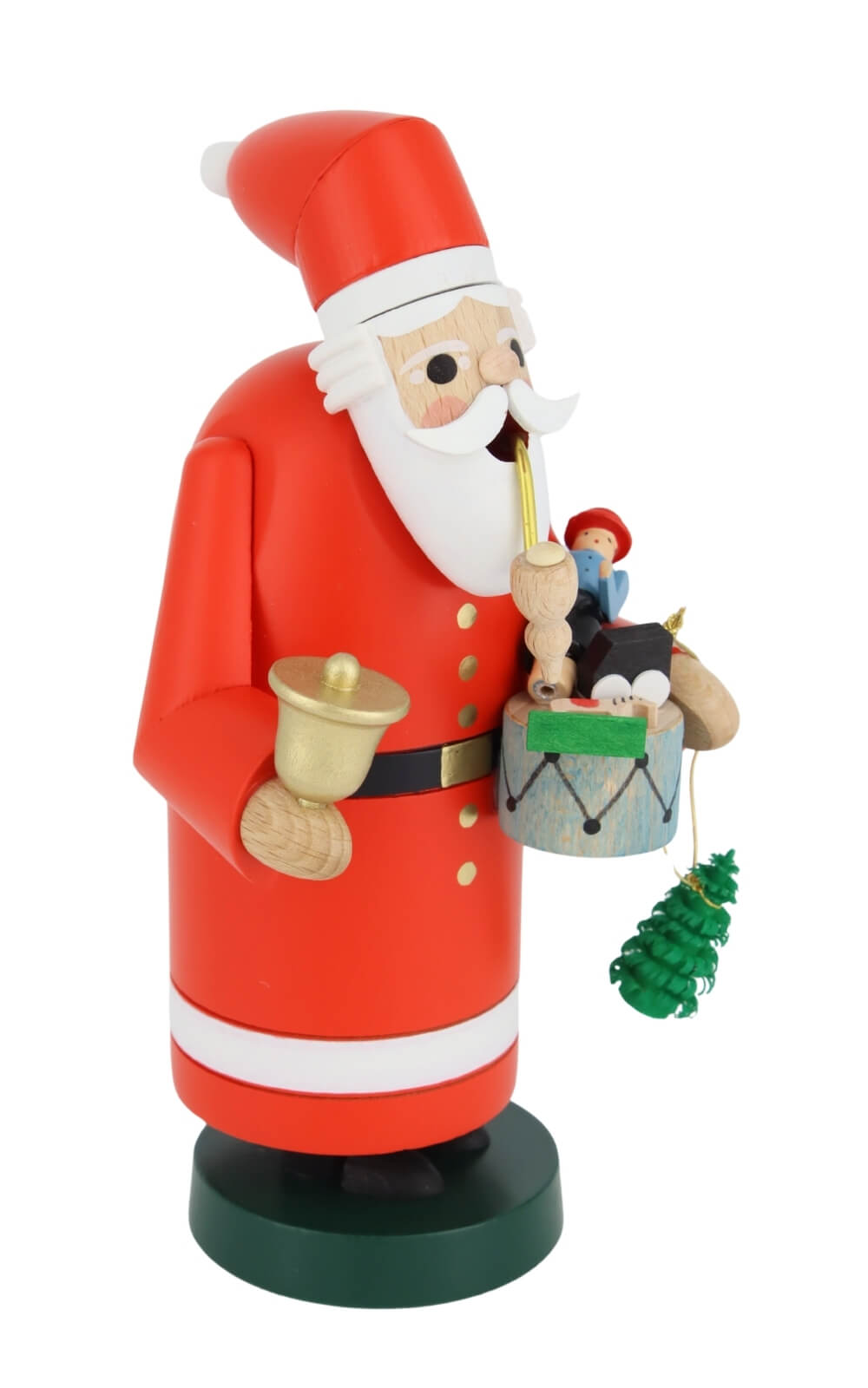 Räuchermännchen Weihnachtsmann, 18 cm, farbig von Richard Glässer_3