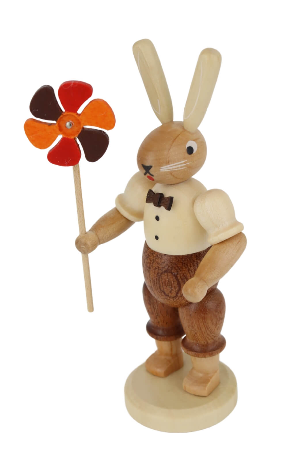 Osterhase - Mann mit Windrad, natur von Müller Kleinkunst_1
