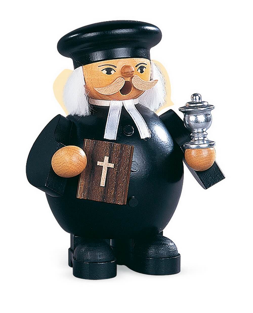 Räuchermännchen evangelischer Pfarrer von Müller Kleinkunst