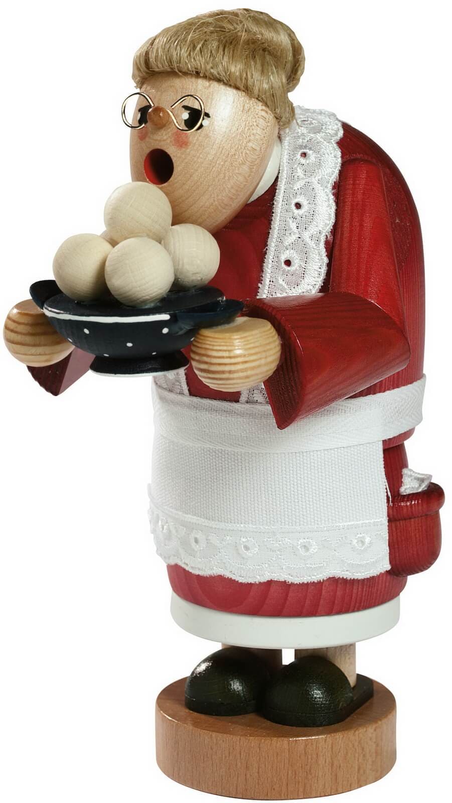 Räuchermännchen Oma mit Klößen, 17 cm von KWO