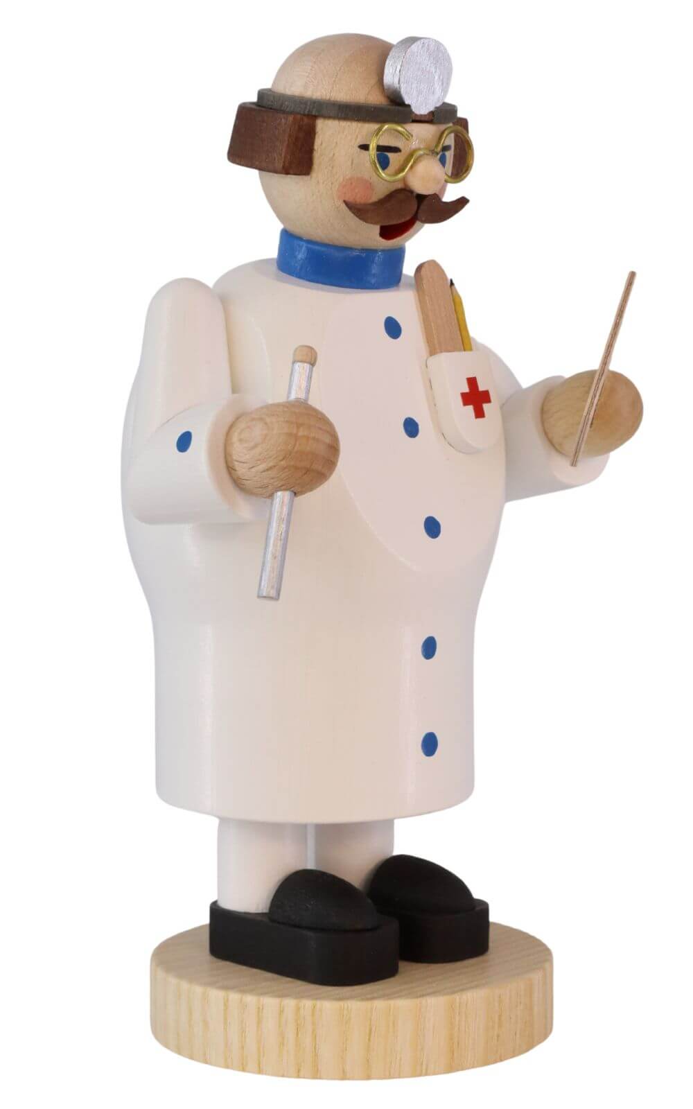 Smoking man doctor, 14 cm by Richard Glässer_2