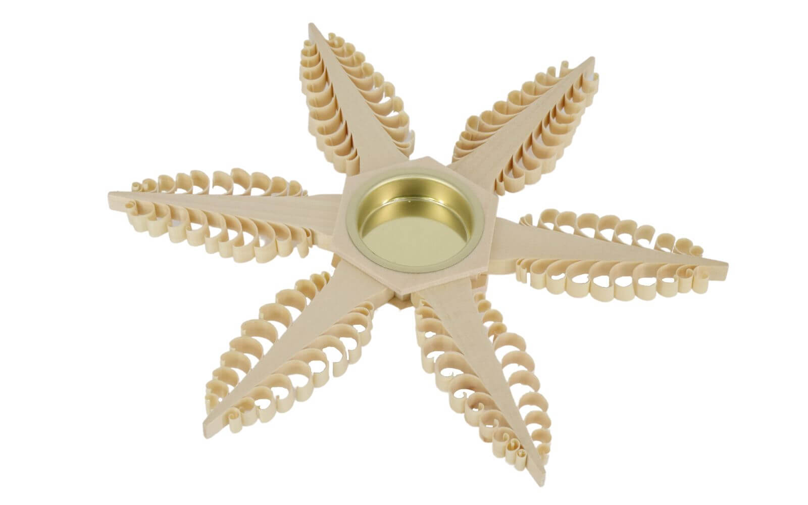 Christmas candle holder - Chip tree star by Martina Rudolph