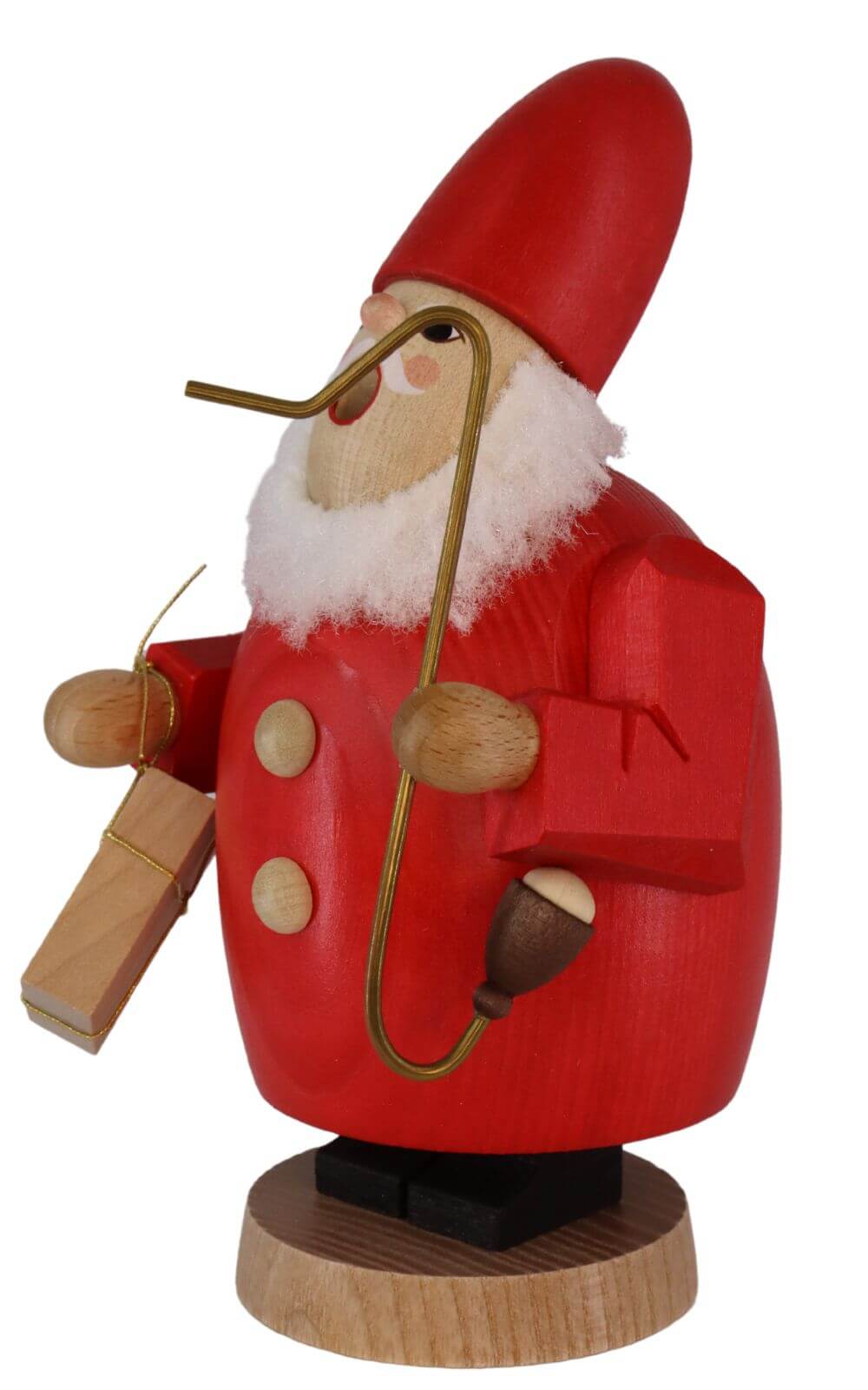 Räuchermännchen Weihnachtsmann, 16 cm, farbig von Richard Glässer_3