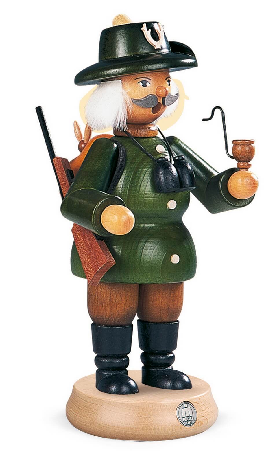 Smoking man forester from Müller Kleinkunst