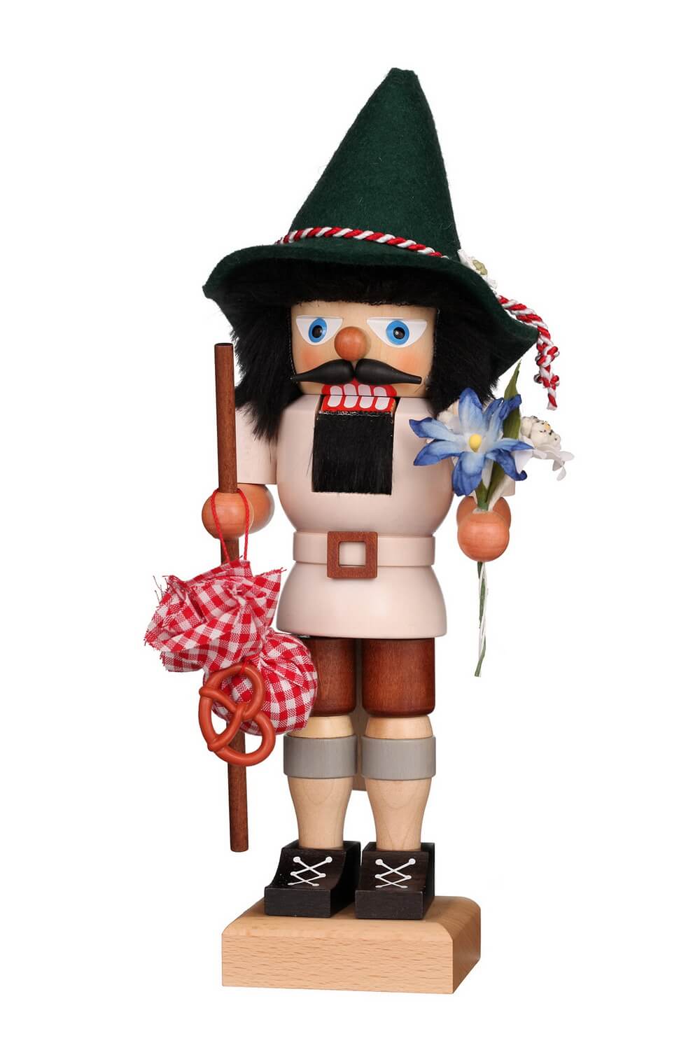 Nutcracker Bavarian hiker, 29 cm by Christian Ulbricht