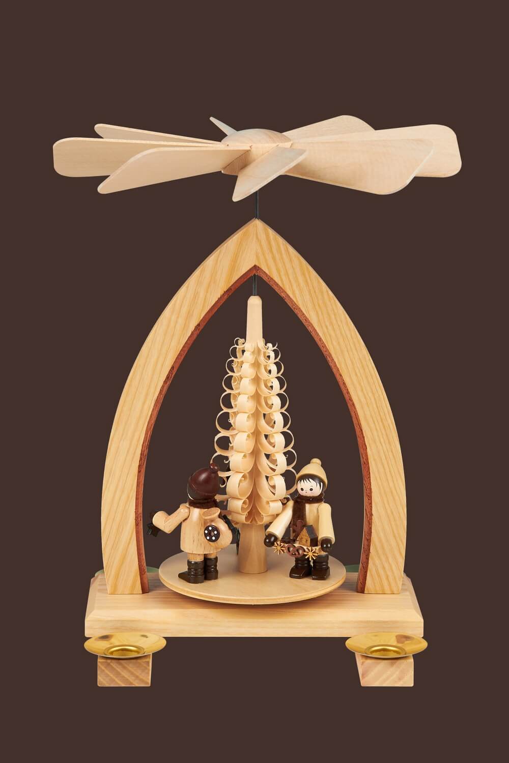 Weihnachtspyramide Striezelkinder, 26 cm von Heinz Lorenz_1