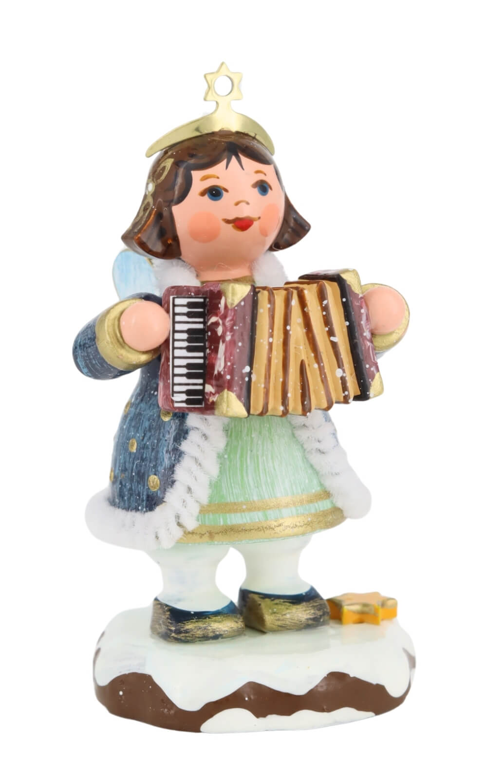 Winterkind Himmelskind Akkordeon, 6 cm von Hubrig Volkskunst_2