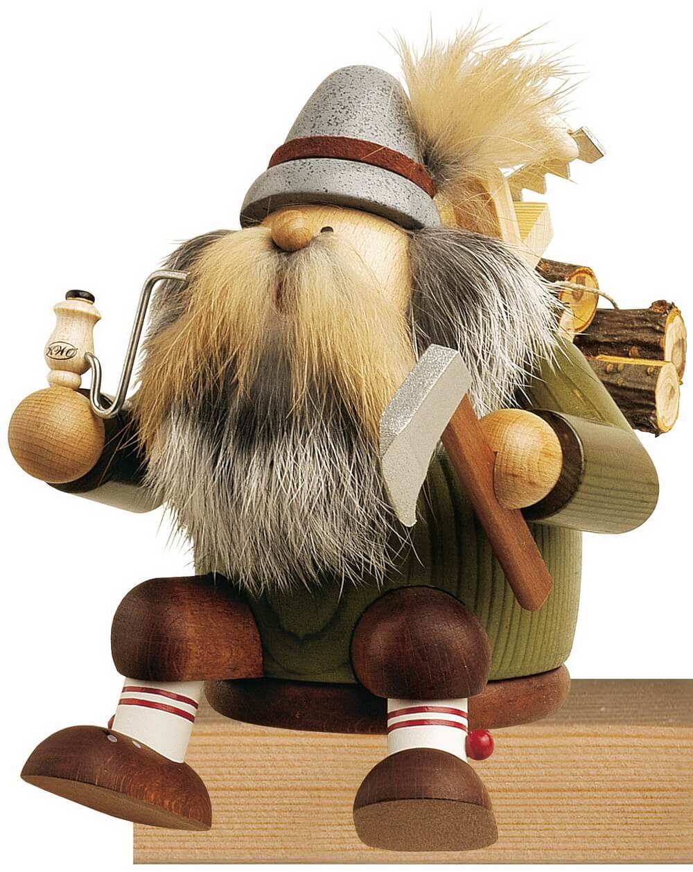 Räuchermännchen Kantenhocker Holzfäller, 16 cm von KWO