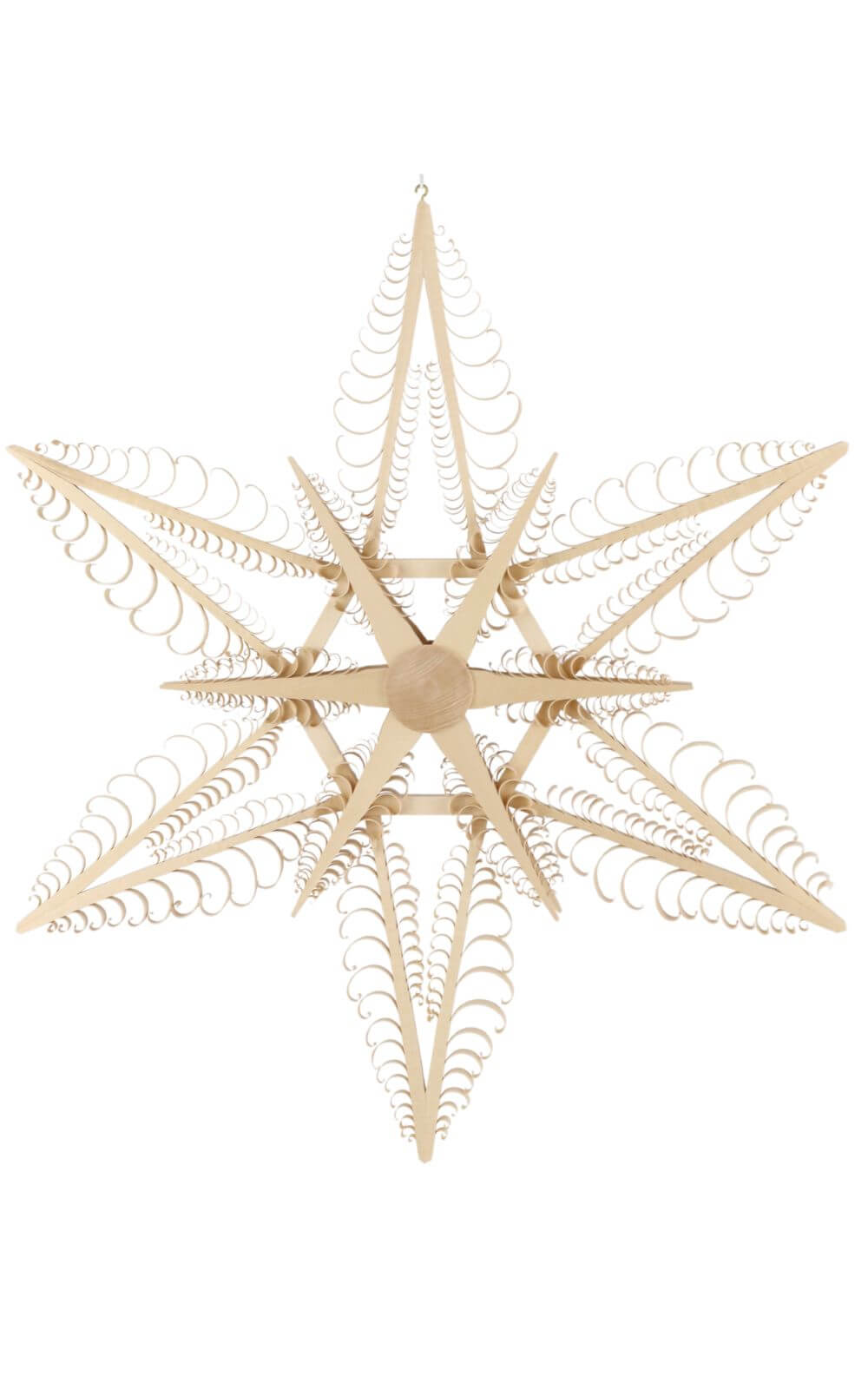 Window decoration wooden star, diameter 53 cm by Martina Rudolph