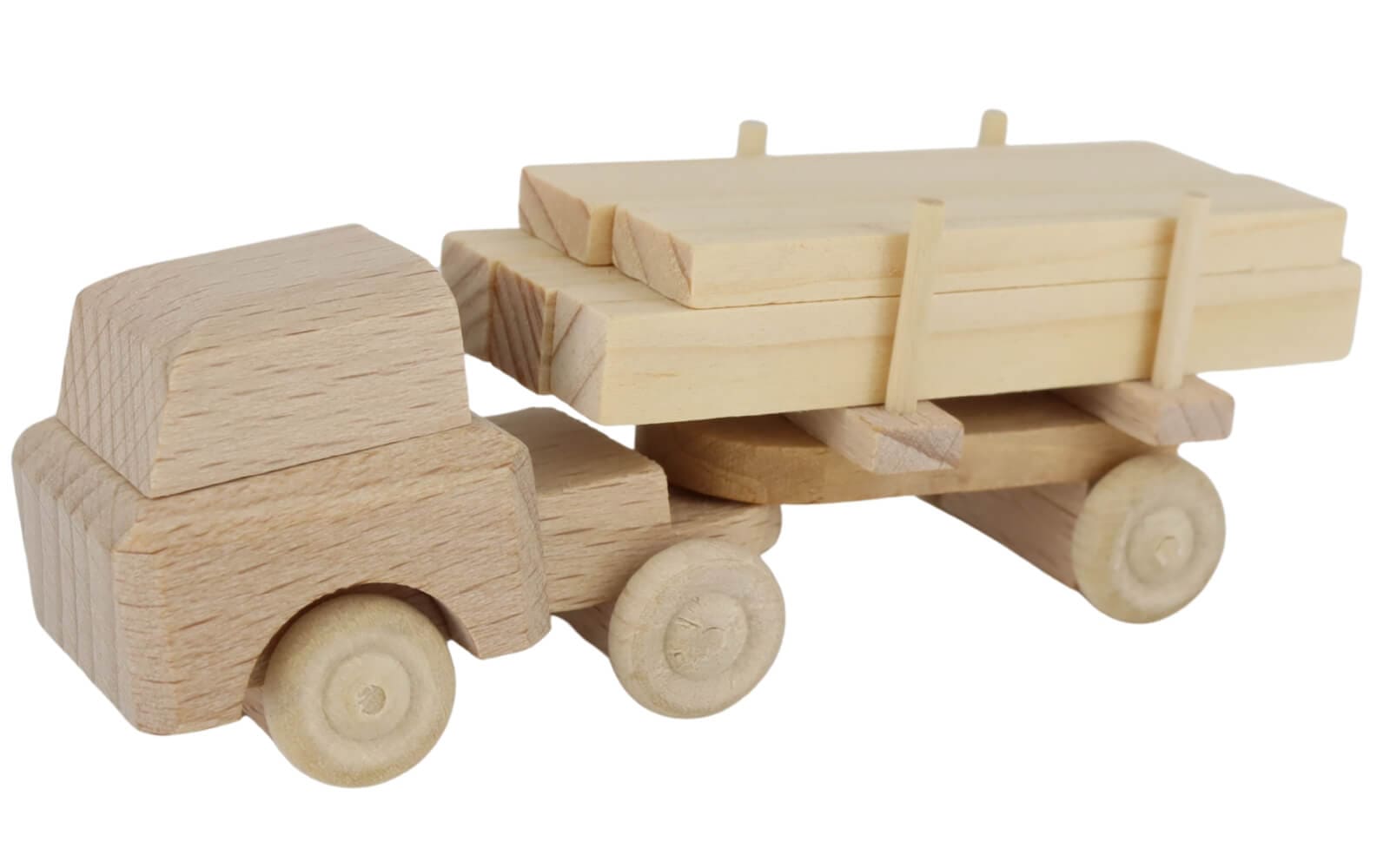 Wooden Car truck with wood, nature_1