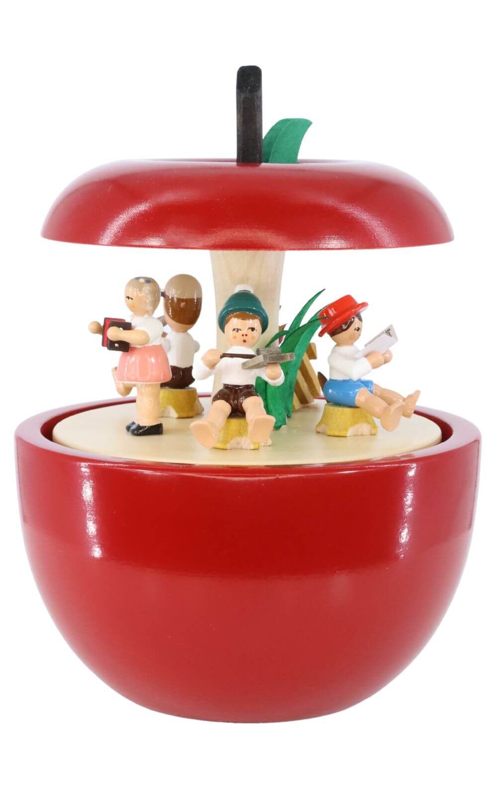 Spieluhr Apfel Kinderkonzert, 14 cm von Richard Glässer GmbH_Bild1