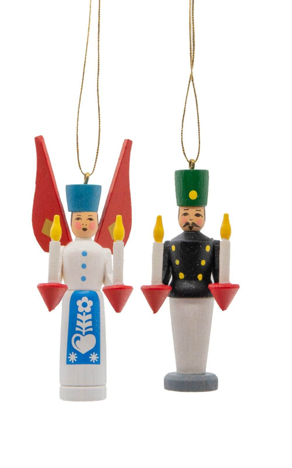 Christbaumschmuck Engel und Bergmann von Spielwarenmacher Günther
