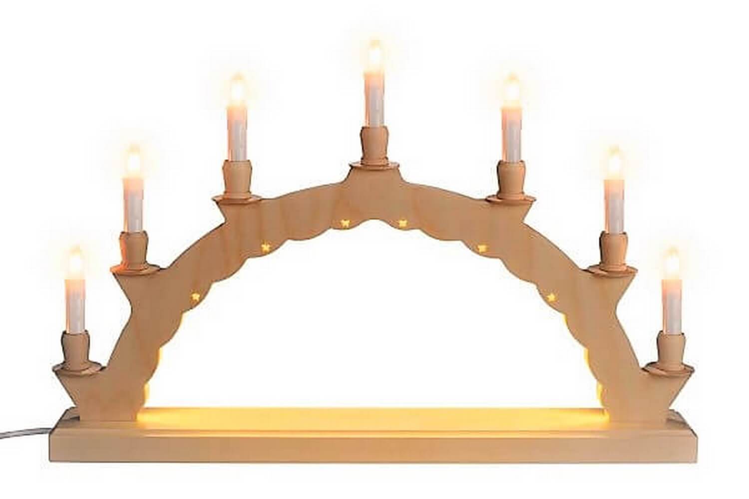 Candle arch & blank arch with indirect lighting by SEIFFEN.COM
