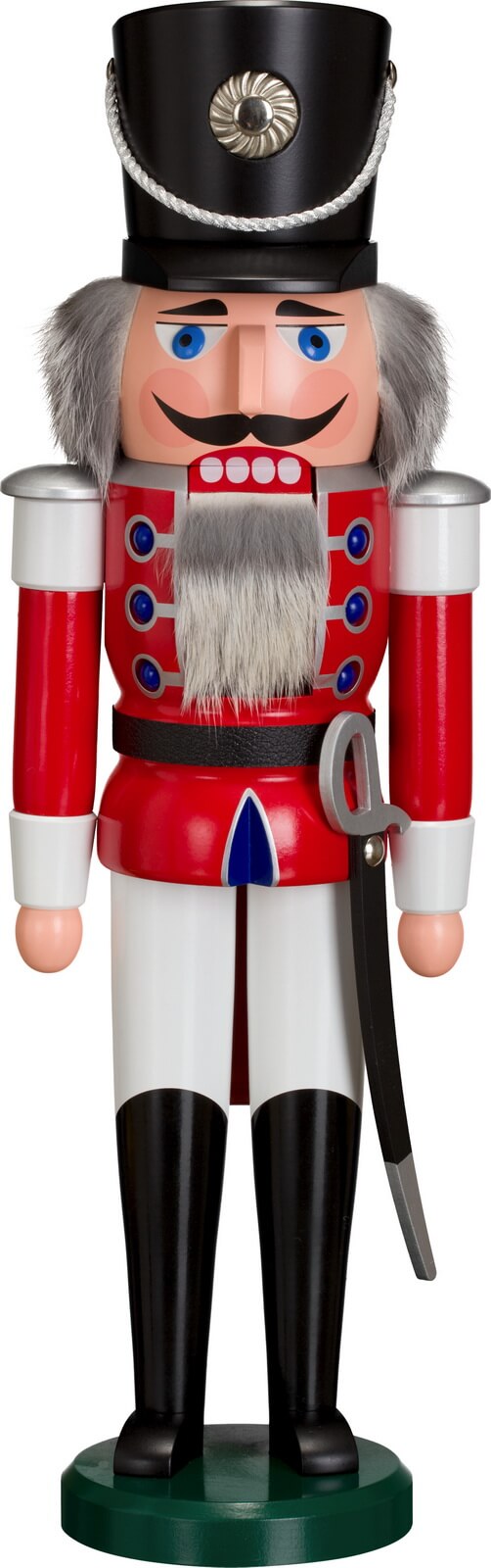 Nutcracker Hussar, red, 50 cm by Seiffener Volkskunst eG