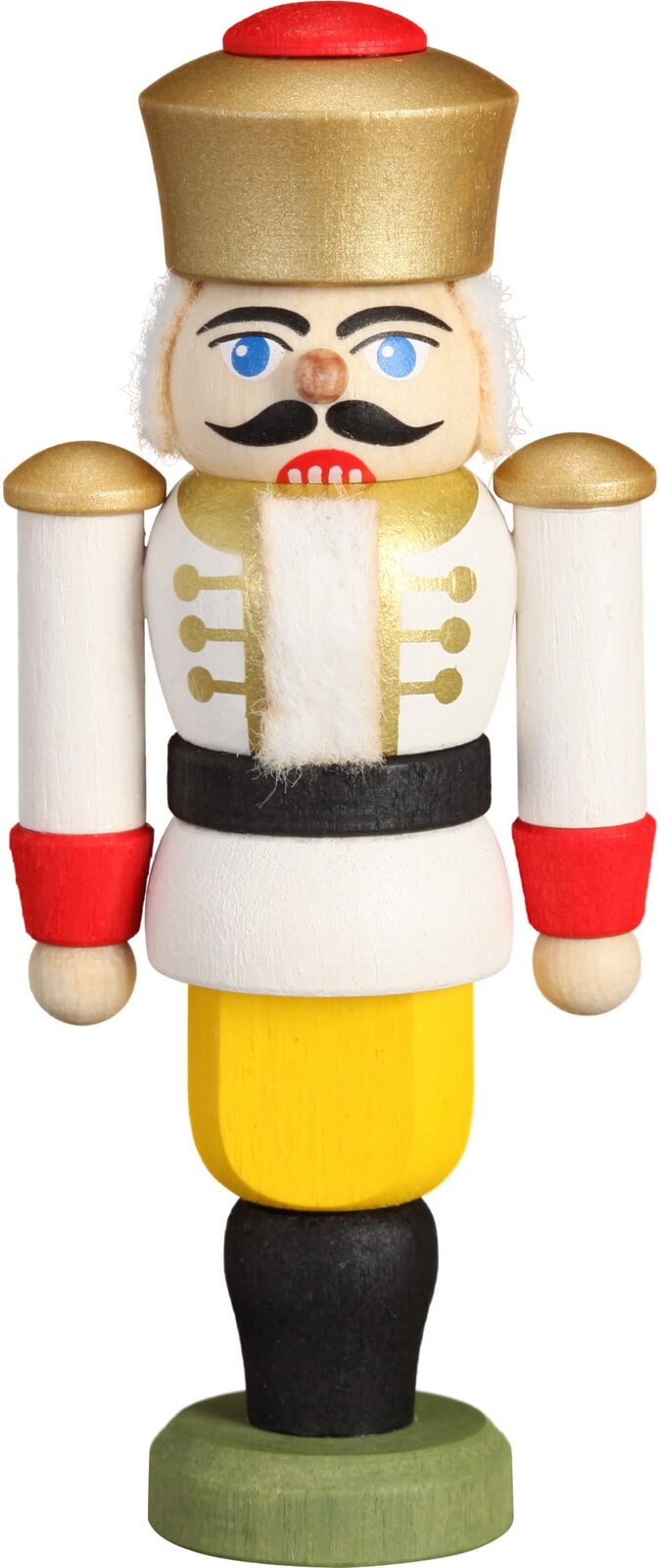 Nutcracker King, 9 cm by Seiffener Volkskunst eG