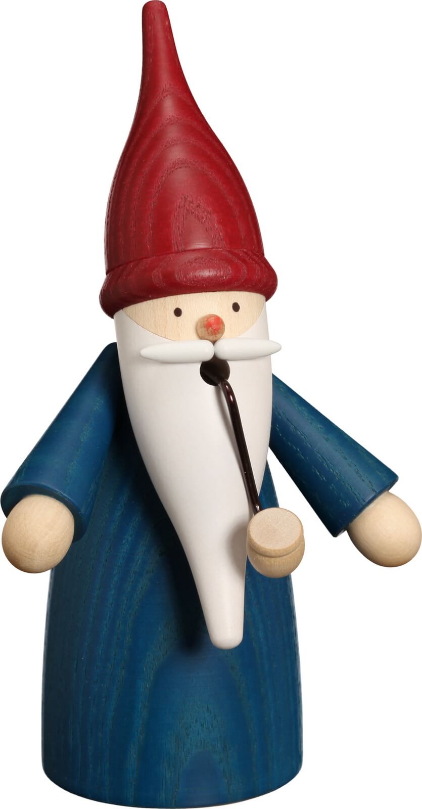 Räuchermann Traditionswichtel, blau, 16 cm von Seiffener Volkskunst eG
