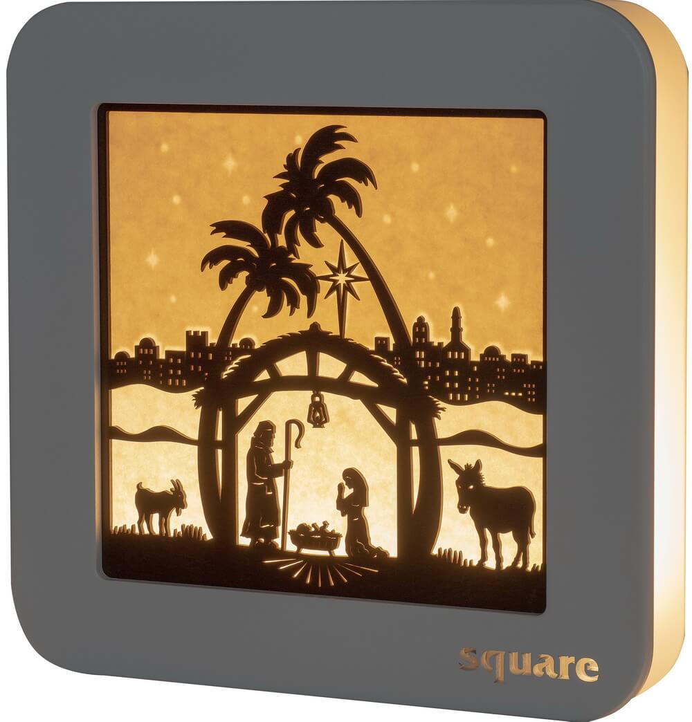 LED Standbild Square Heilige Familie, 29 cm von Weigla_Bild1