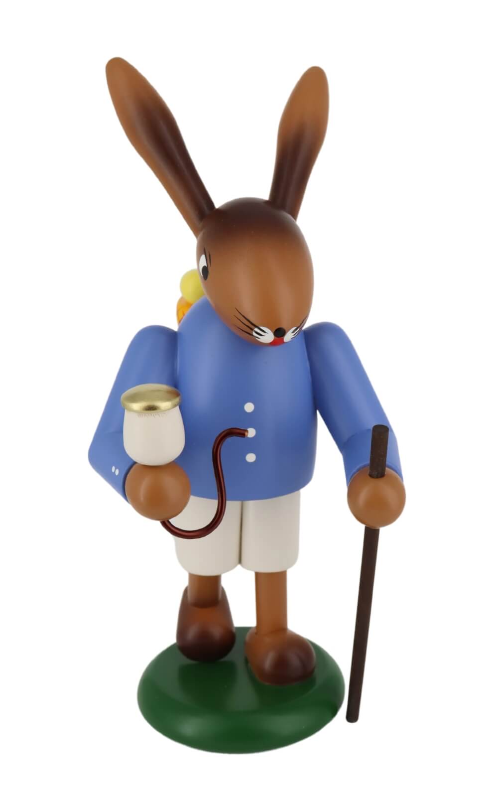Hase mit Korb und Wanderstab, 18 cm von SEIFFEN.COM_1