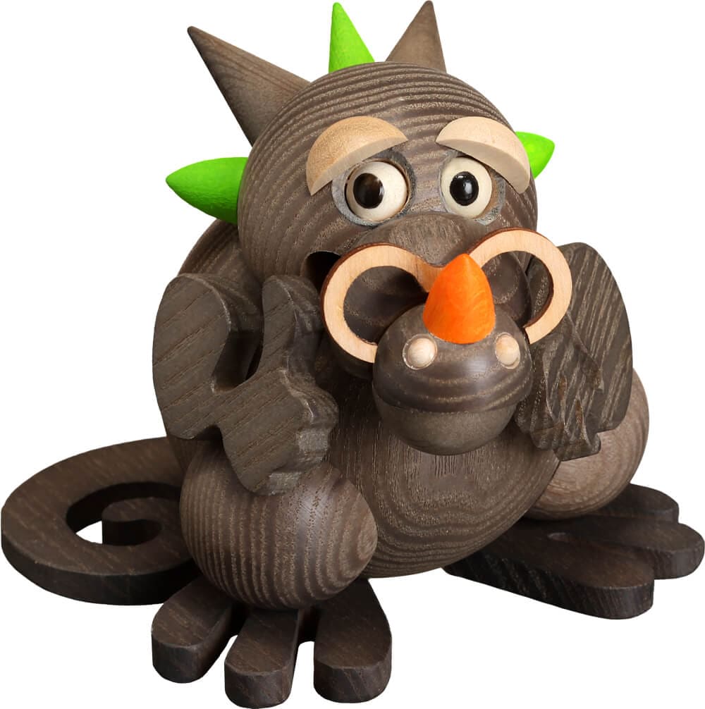 Räuchermännchen Drache Opa von Seiffener Volkskunst eG