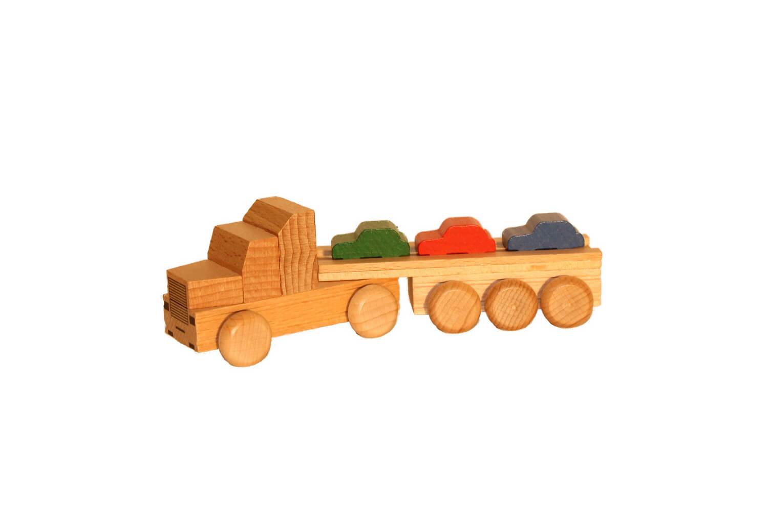 Holzspielzeug US Truck Autotransporter, natur von Ebert GmbH_Bild 2