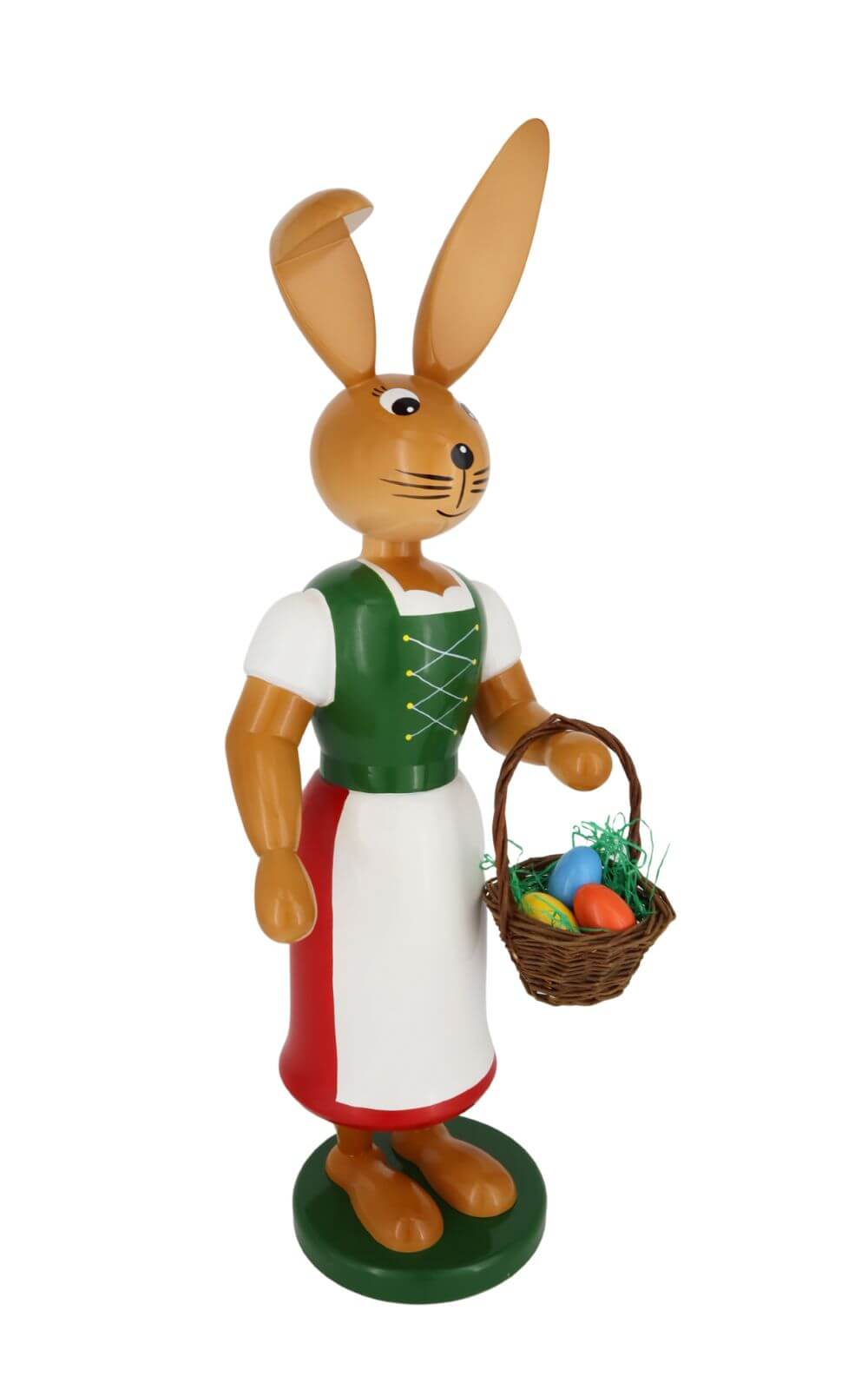 Easter bunny - bunny with long skirt, 58 cm by Holzkunst Gahlenz_2