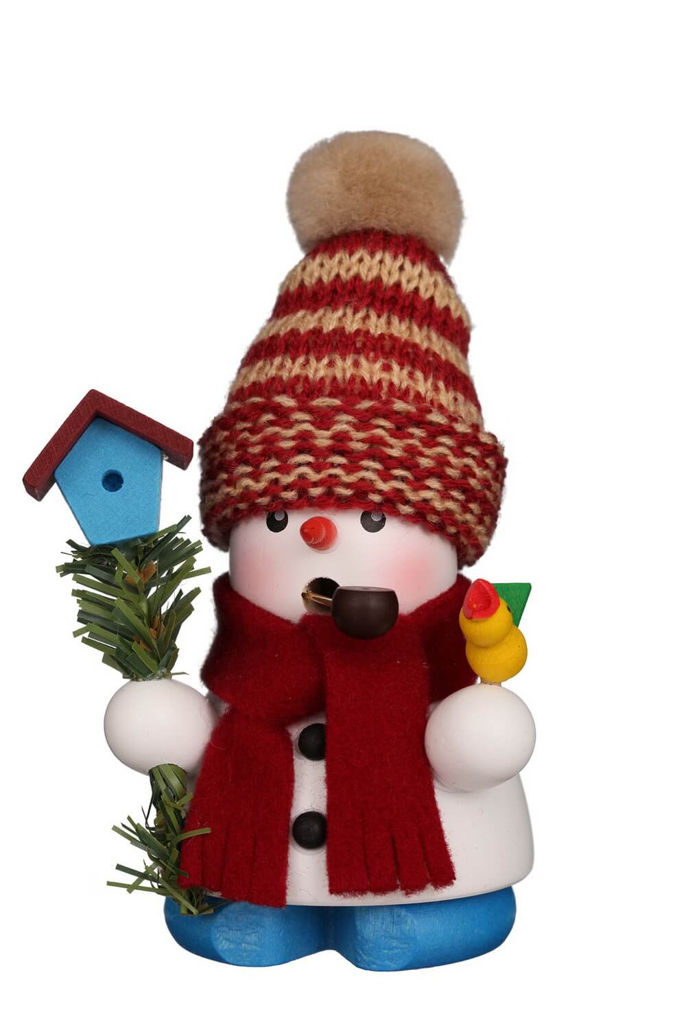 Smoking man snowman, 12 cm by Christian Ulbricht