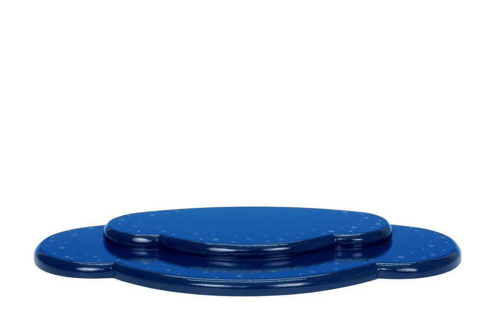 Cloud for Christmas angel, blue, 2 parts by Christian Ulbricht