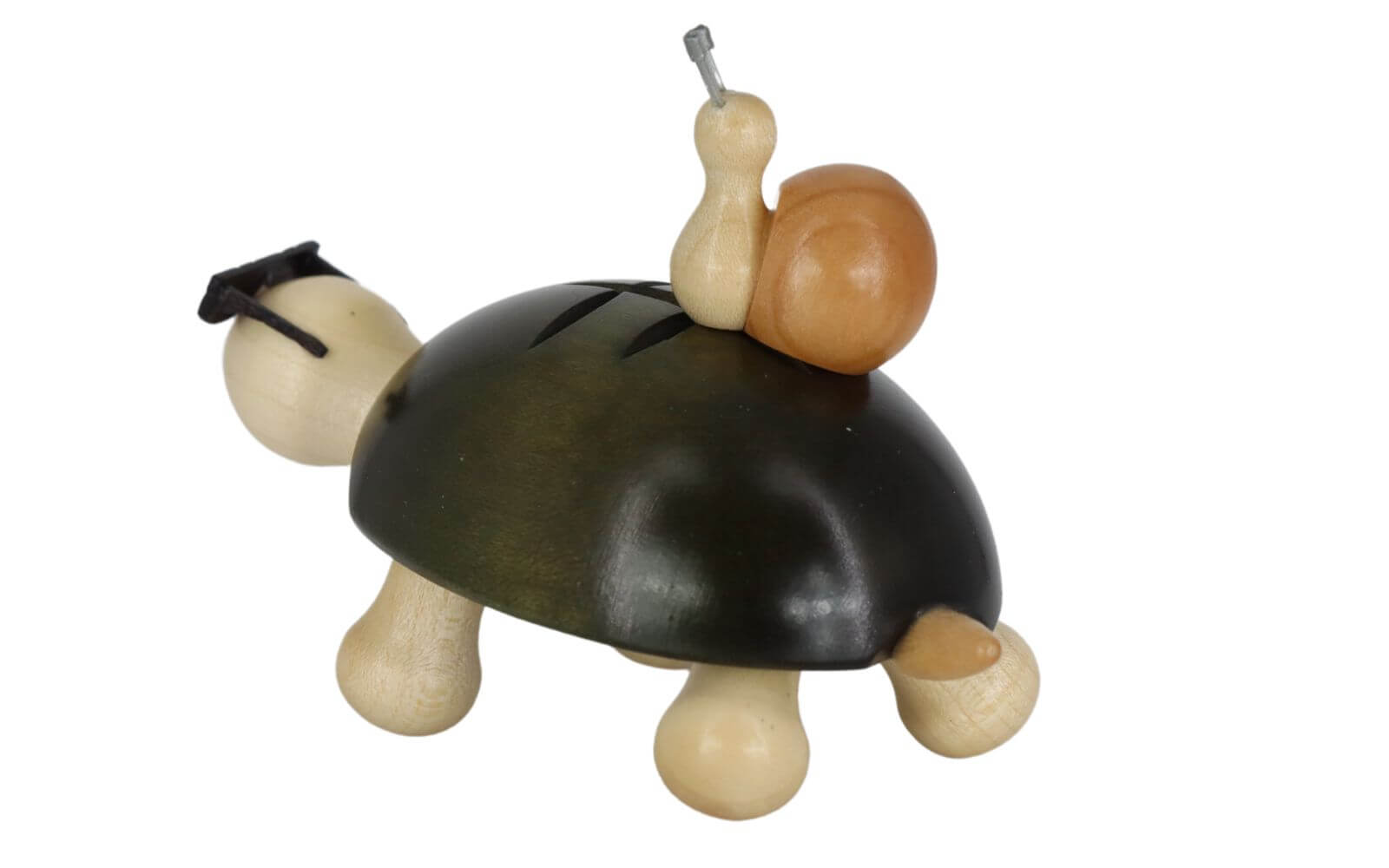 Miniature turtle Fred with snail by SEIFFEN.COM_3