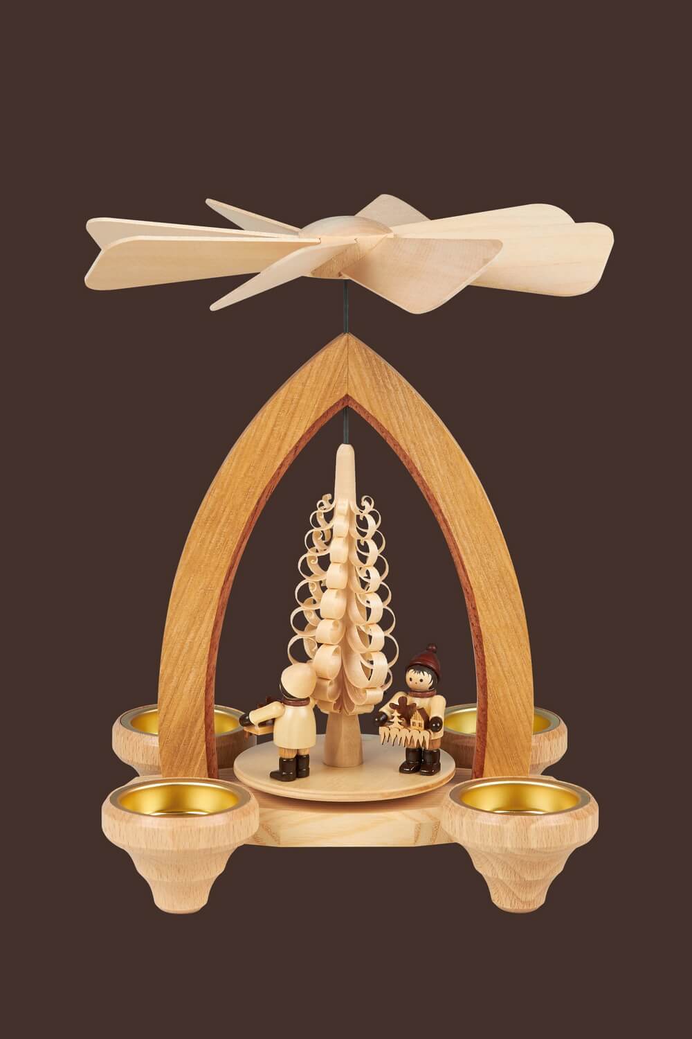 Christmas pyramid Striezelkinder for tea lights by Heinz Lorenz_Picture2
