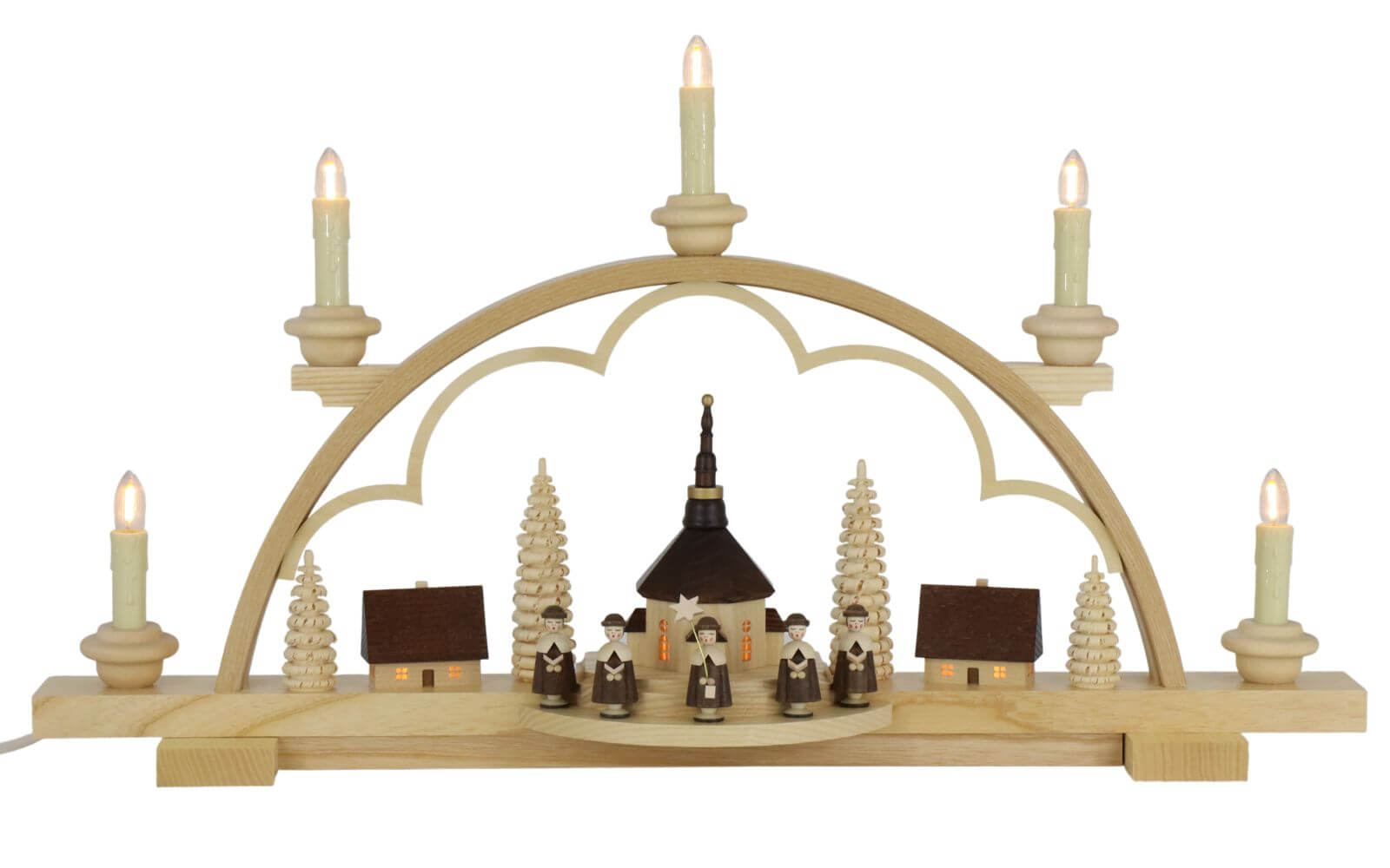 LED Schwibbogen Kurrende, 57 cm von Müller Kleinkunst_1