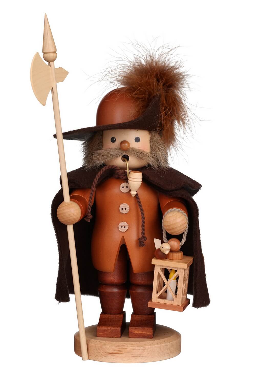 Räuchermännchen Nachtwächter, 26 cm, natur von Christian Ulbricht