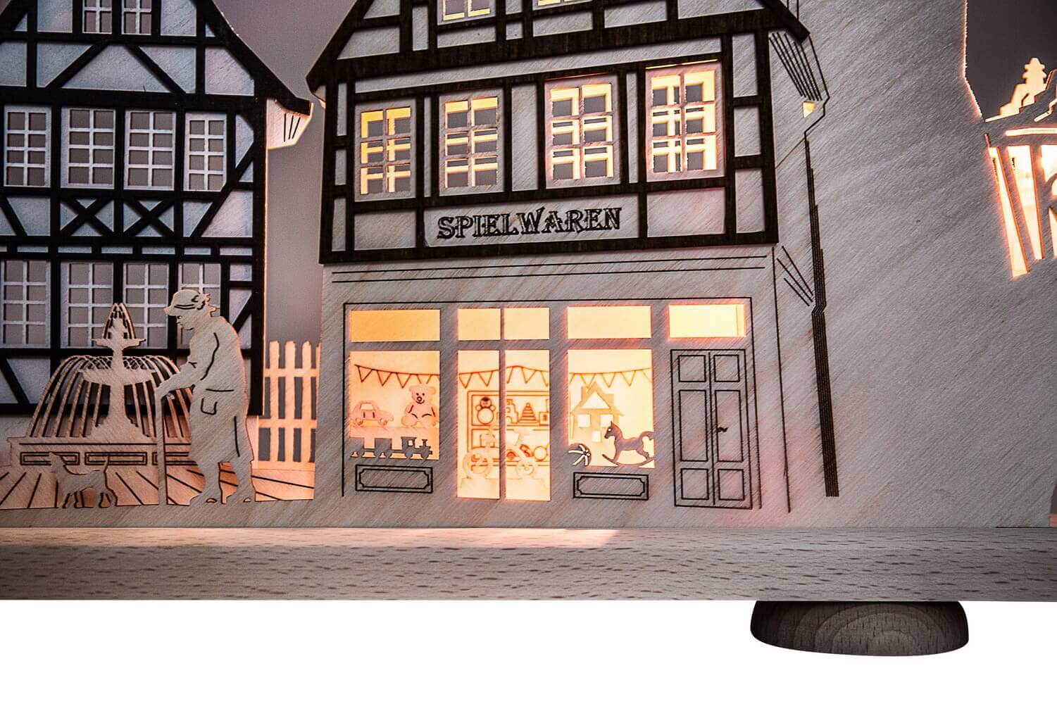 LED Schwibbogen Altstadt, 66 cm von Weigla_Bild3