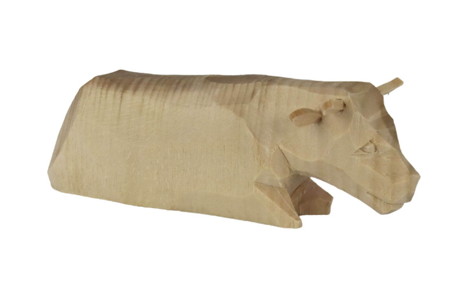Ox, carved, lying by SEIFFEN.COM