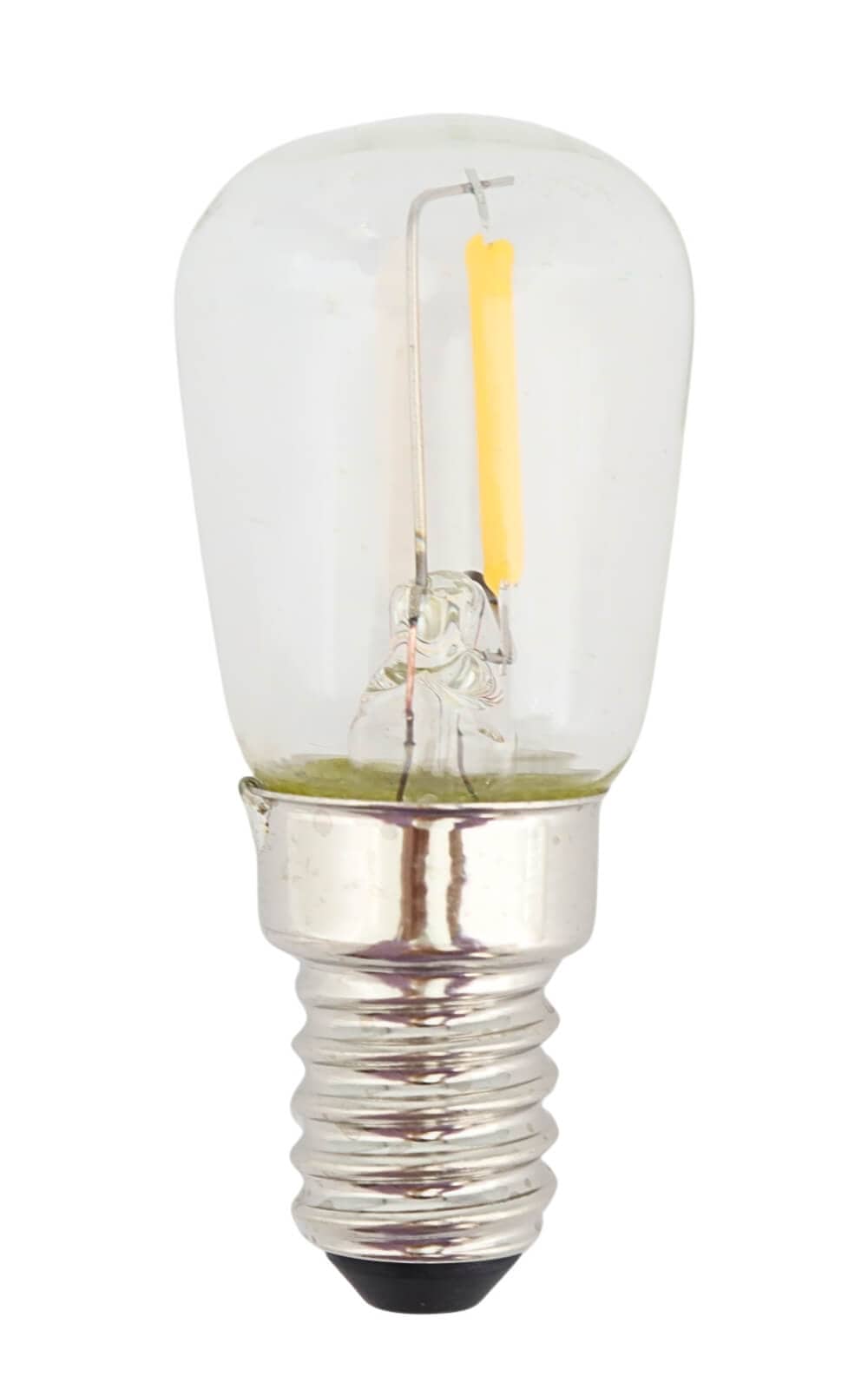 LED filament bulb lamp, 0.8 watts, 220–240 volts, E14