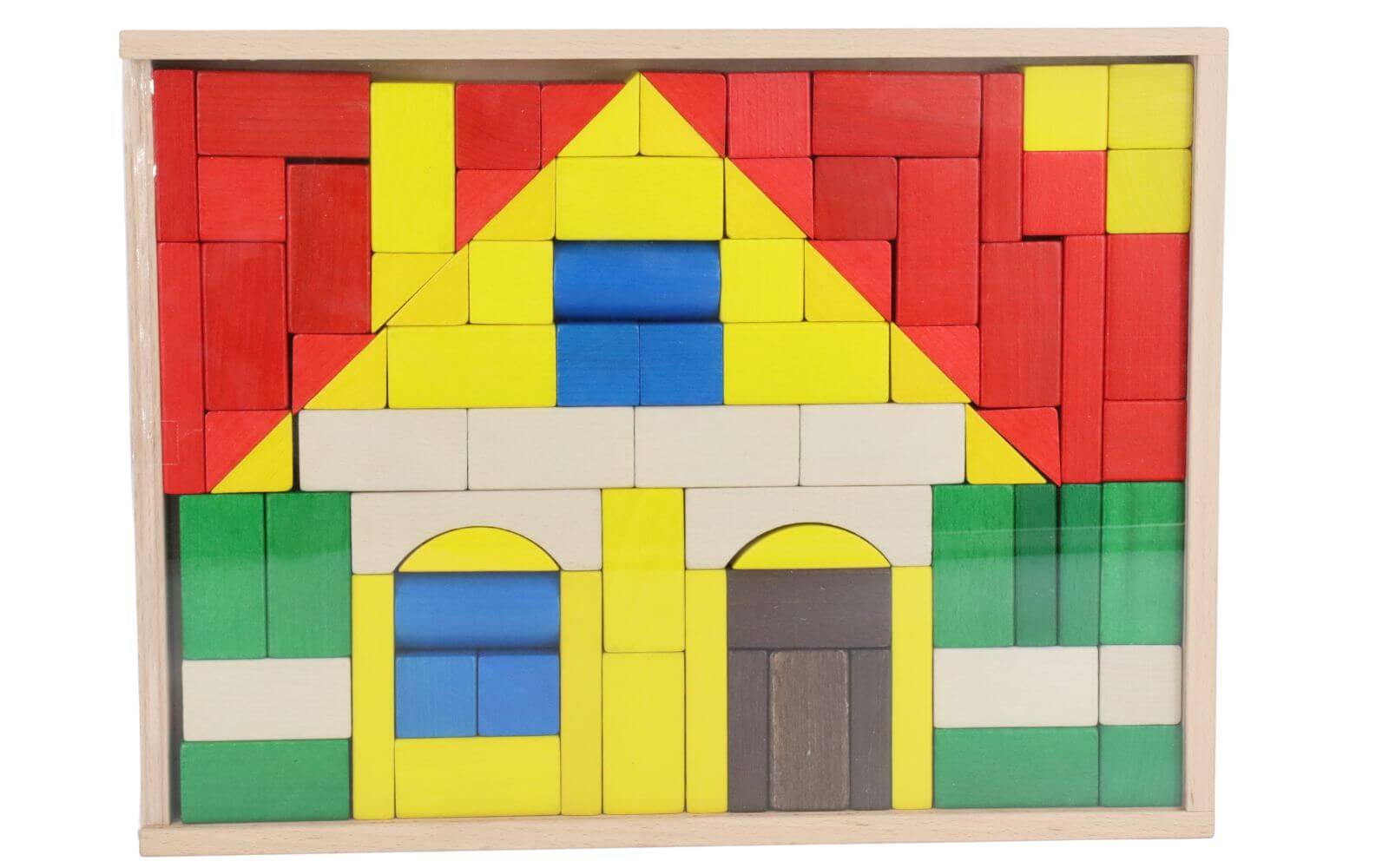 Building set house with 83 building blocks, colored by Ebert GmbH_1