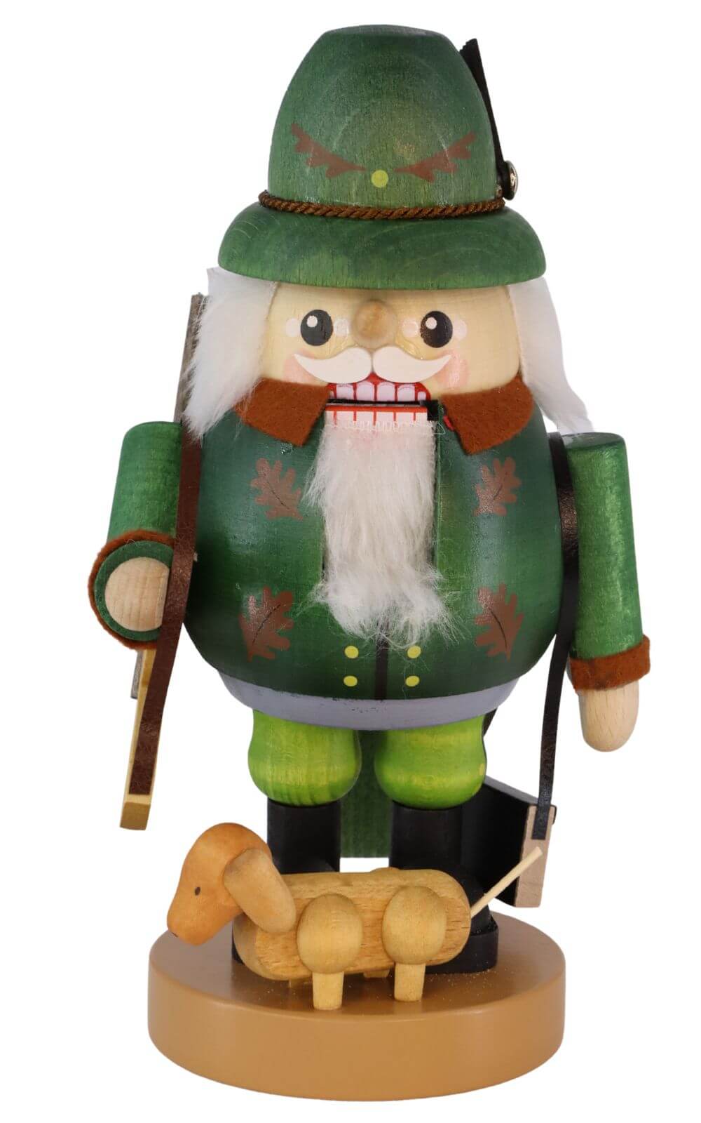Nussknacker Förster mit Dackel, 21 cm von Richard Glässer_1